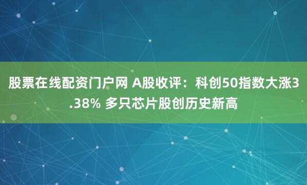股票在线配资门户网 A股收评：科创50指数大涨3.38% 多只芯片股创历史新高